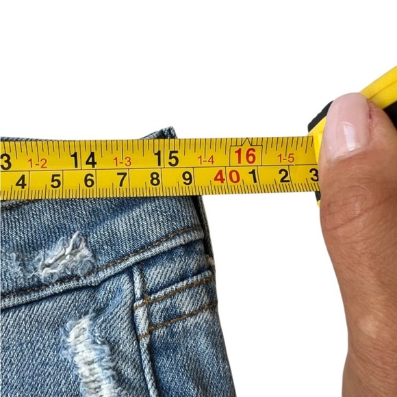 Derek Lam “ Mila” Mid- Rise Girlfriend Denim Blue Jeans - Picture 8 of 9